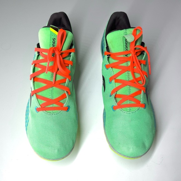 Saucony Men’s Havok XC Spike Green Running Shoes Size- 10 - Picture 2 of 9